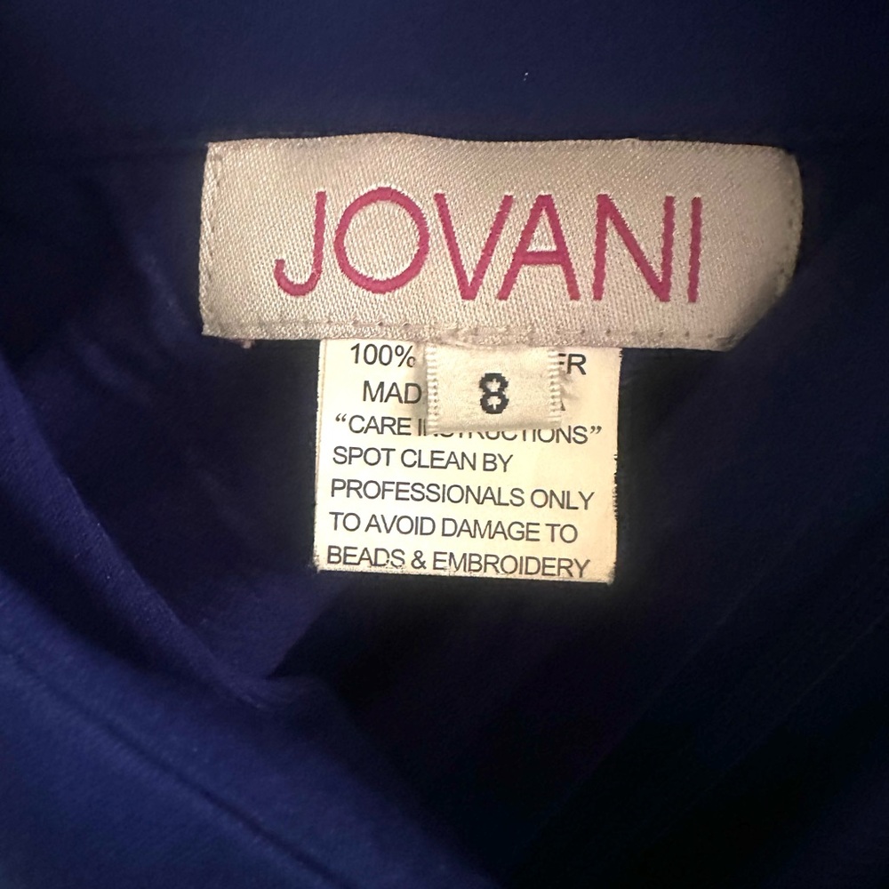 Jovani Gown, size 8, Electric Blue - Picture 3 of 5